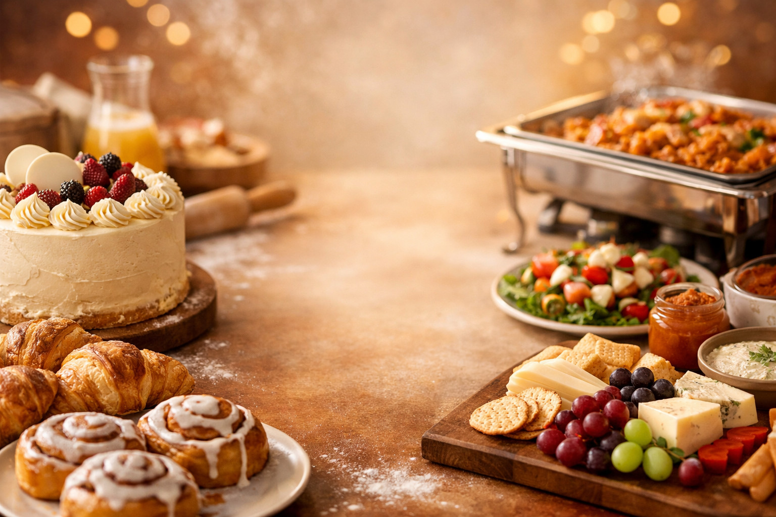 Reina's Bakery — bakery caf with event catering website built with WebZum AI website creator